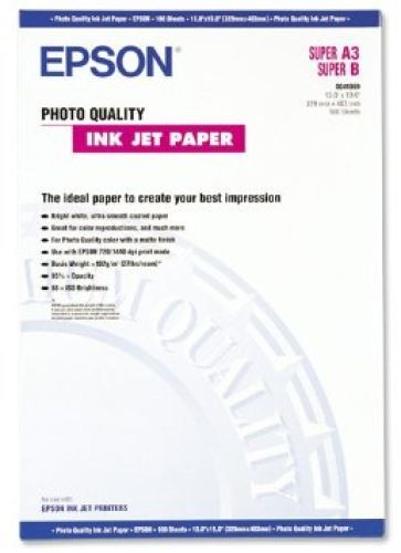 Epson Papel Especial HQ, A3+, 100 Hojas, 105g. , Epson , EPSC13S041069 , 10343812048